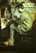 Pierre Renoir Bazille at his Easel Sweden oil painting artist
